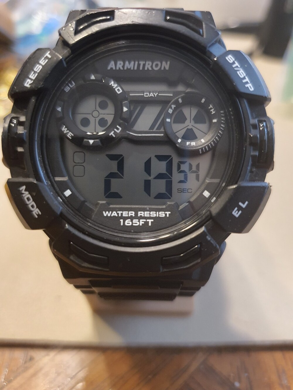 Armitron Pro Sport Black Digital Alarm Chrono Men's Watch